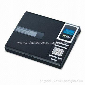 HDMI DVD Player, 270-degree Rotatable Screen and NTSC/PAL Auto Switch